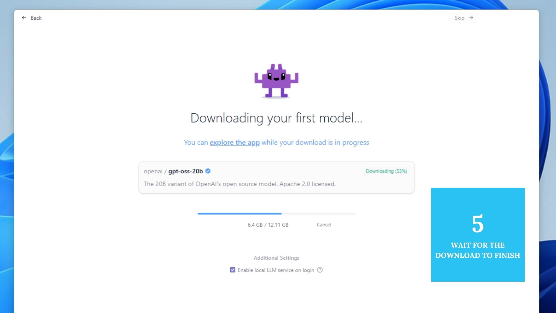Wait for Download