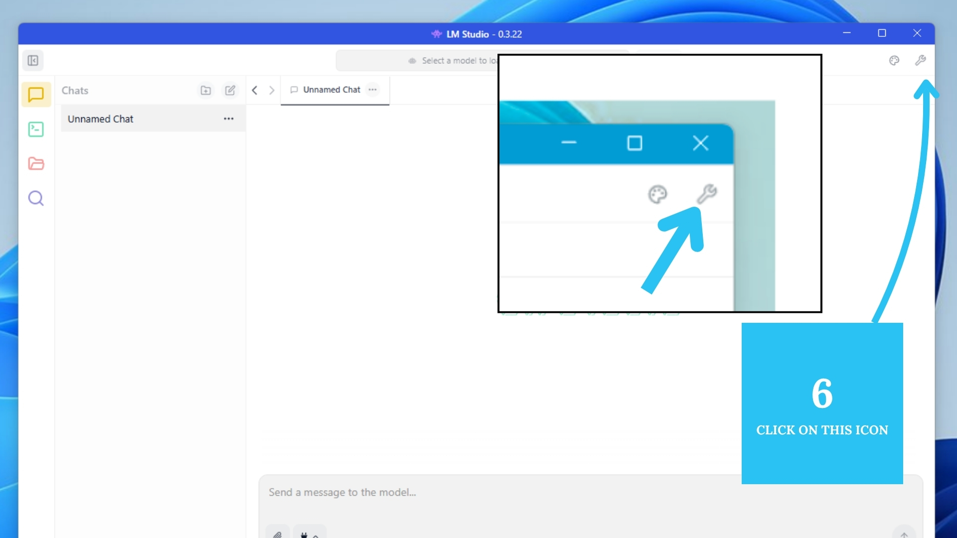 New Chat + Config